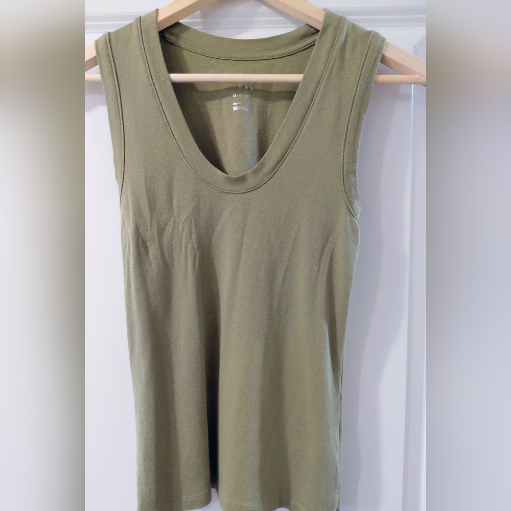 a new day Olive Green Scoop Neck Tank Top